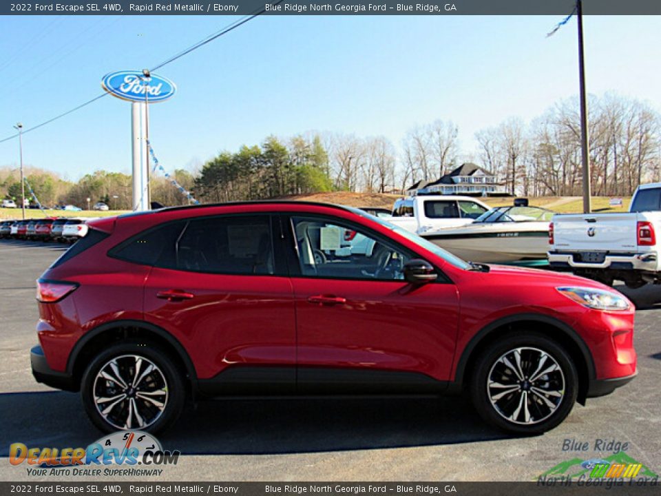 2022 Ford Escape SEL 4WD Rapid Red Metallic / Ebony Photo #6