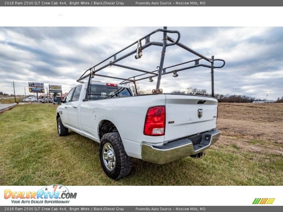 2018 Ram 2500 SLT Crew Cab 4x4 Bright White / Black/Diesel Gray Photo #6