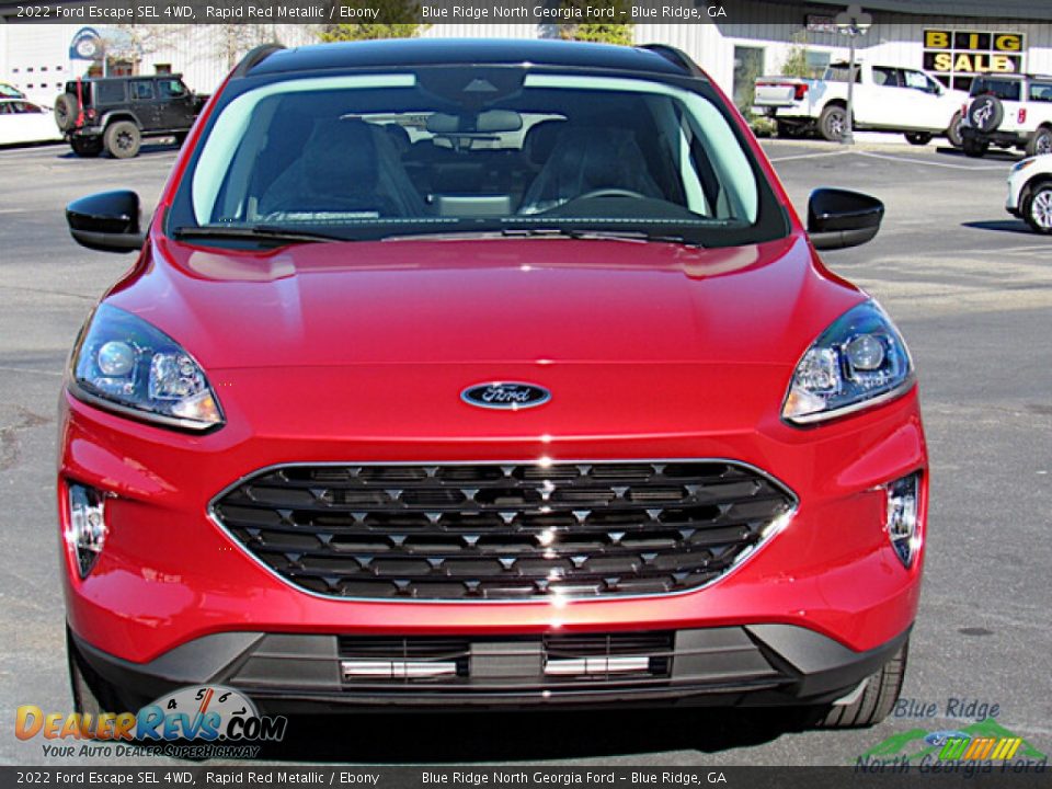 2022 Ford Escape SEL 4WD Rapid Red Metallic / Ebony Photo #8