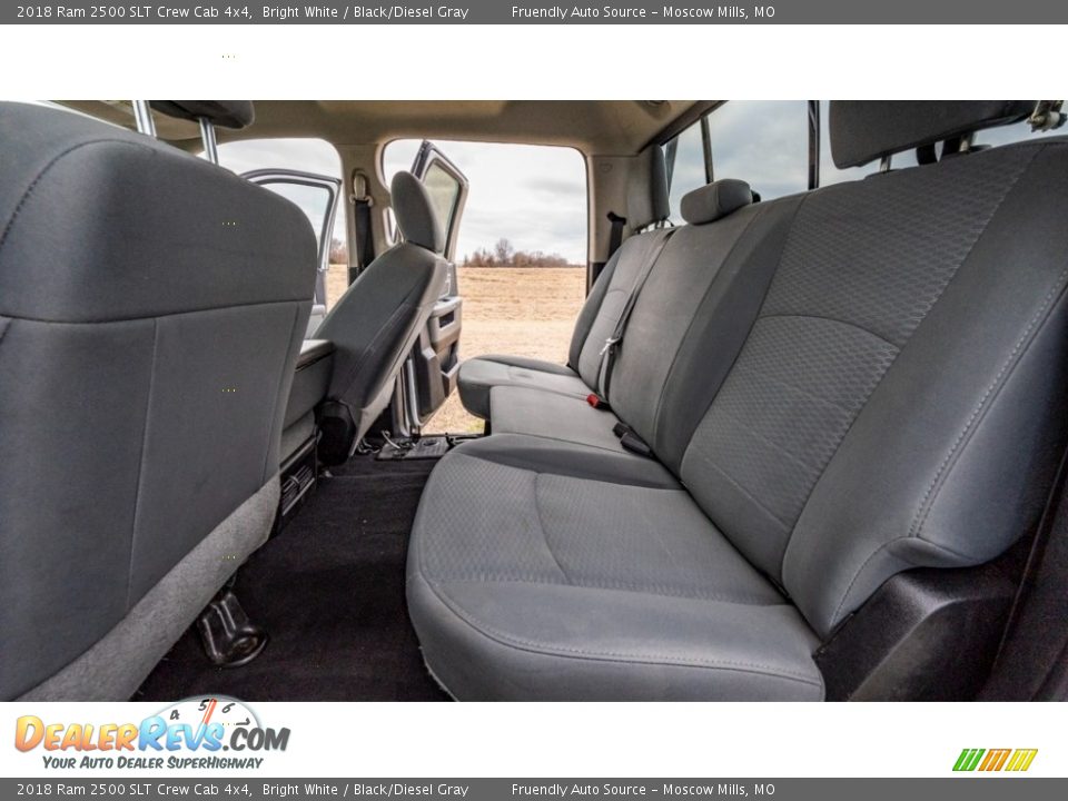 2018 Ram 2500 SLT Crew Cab 4x4 Bright White / Black/Diesel Gray Photo #20