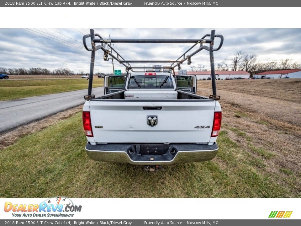 2018 Ram 2500 SLT Crew Cab 4x4 Bright White / Black/Diesel Gray Photo #21