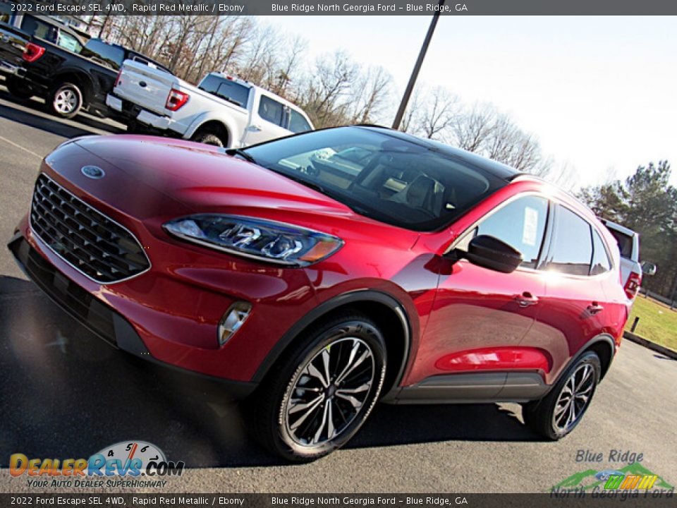 2022 Ford Escape SEL 4WD Rapid Red Metallic / Ebony Photo #25