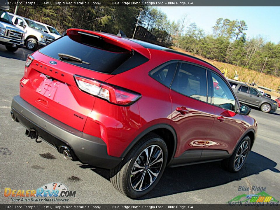 2022 Ford Escape SEL 4WD Rapid Red Metallic / Ebony Photo #27