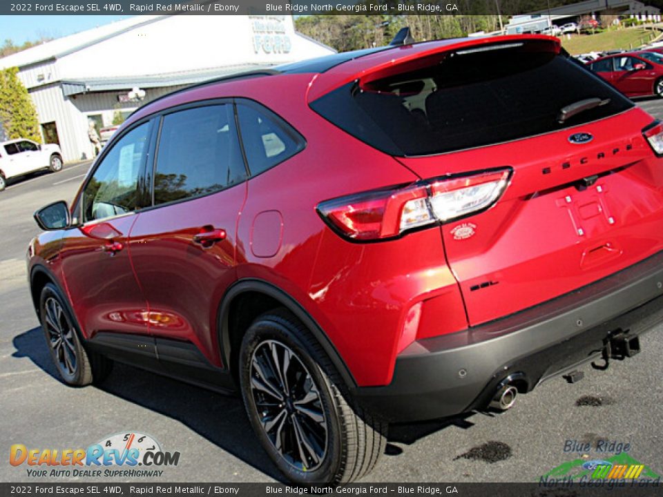 2022 Ford Escape SEL 4WD Rapid Red Metallic / Ebony Photo #28