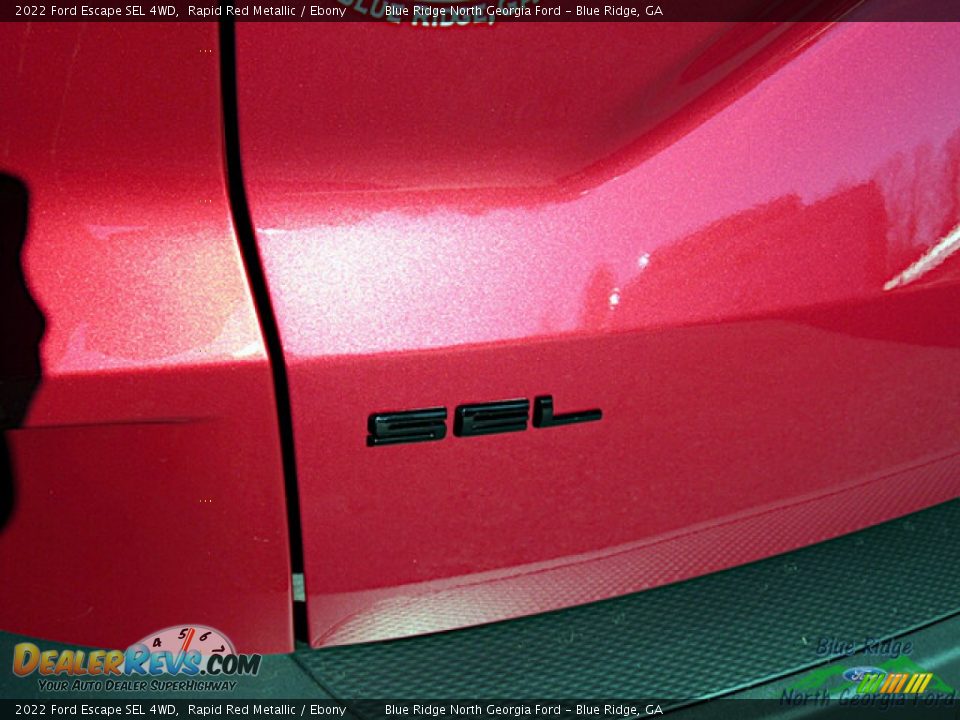 2022 Ford Escape SEL 4WD Rapid Red Metallic / Ebony Photo #29