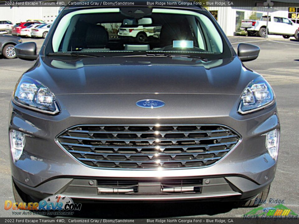 2022 Ford Escape Titanium 4WD Carbonized Gray / Ebony/Sandstone Photo #8