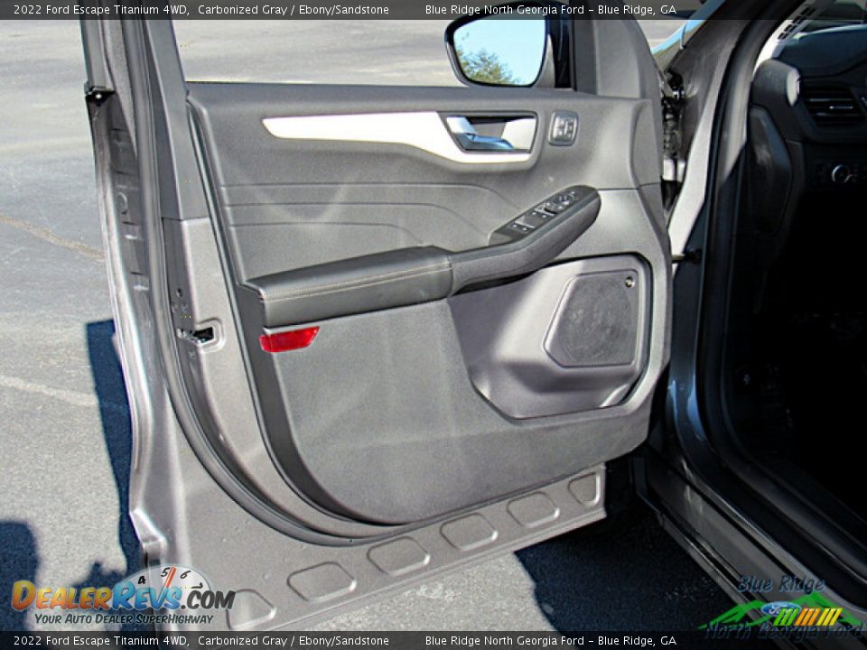2022 Ford Escape Titanium 4WD Carbonized Gray / Ebony/Sandstone Photo #10