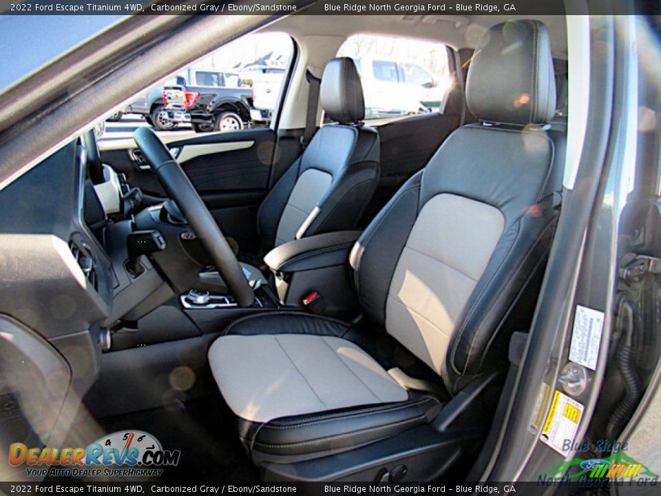 2022 Ford Escape Titanium 4WD Carbonized Gray / Ebony/Sandstone Photo #11