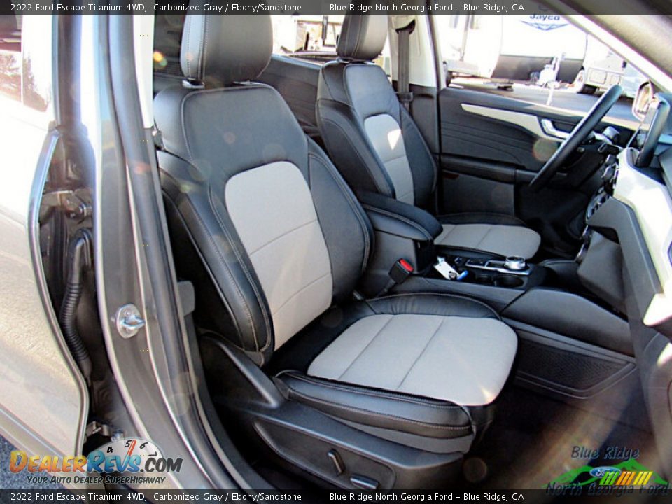 2022 Ford Escape Titanium 4WD Carbonized Gray / Ebony/Sandstone Photo #12