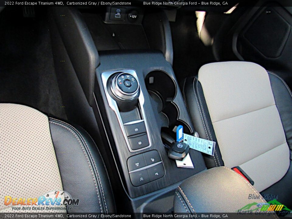 2022 Ford Escape Titanium 4WD Carbonized Gray / Ebony/Sandstone Photo #24