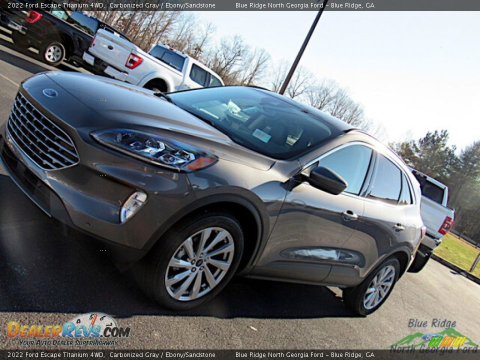 2022 Ford Escape Titanium 4WD Carbonized Gray / Ebony/Sandstone Photo #26