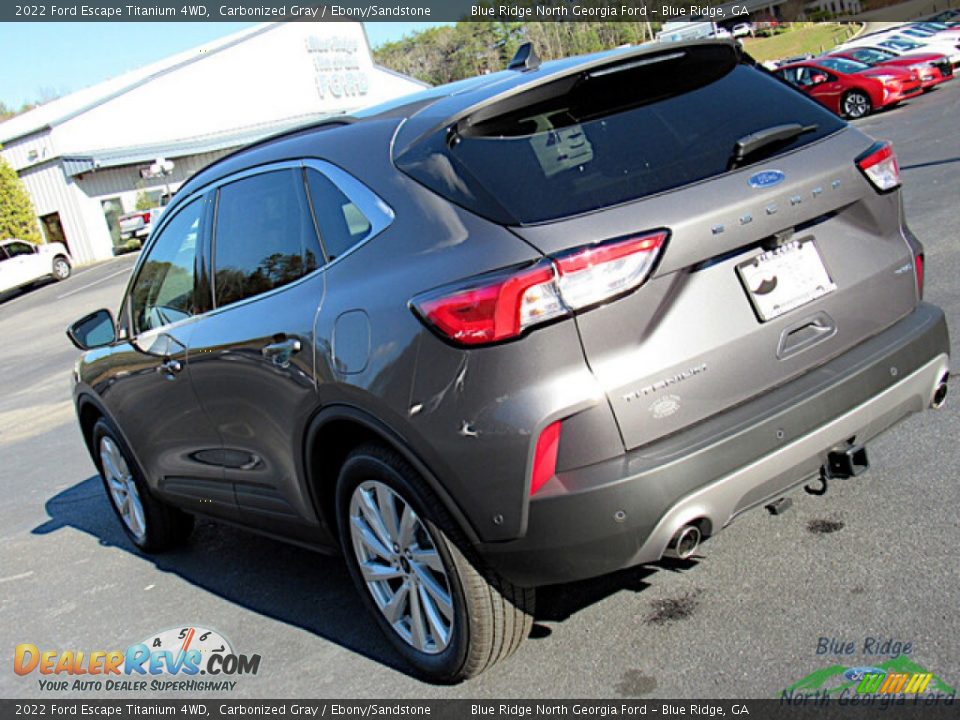 2022 Ford Escape Titanium 4WD Carbonized Gray / Ebony/Sandstone Photo #29