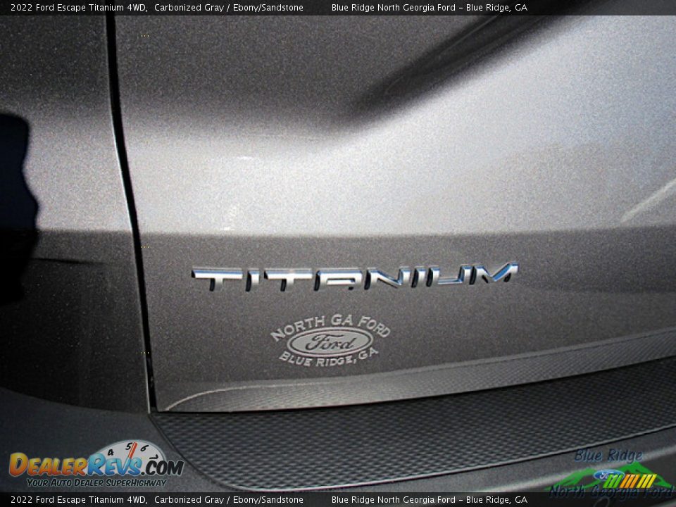 2022 Ford Escape Titanium 4WD Carbonized Gray / Ebony/Sandstone Photo #30