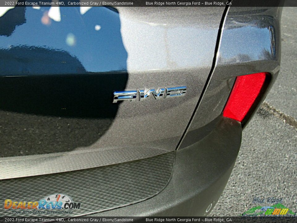 2022 Ford Escape Titanium 4WD Carbonized Gray / Ebony/Sandstone Photo #31