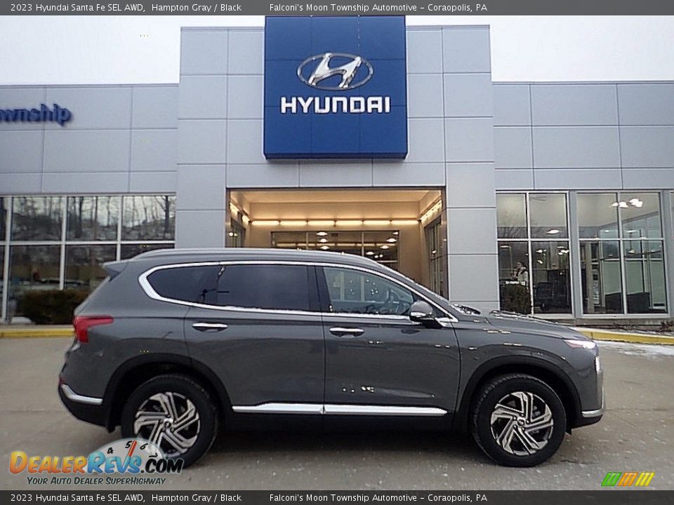 2023 Hyundai Santa Fe SEL AWD Hampton Gray / Black Photo #1