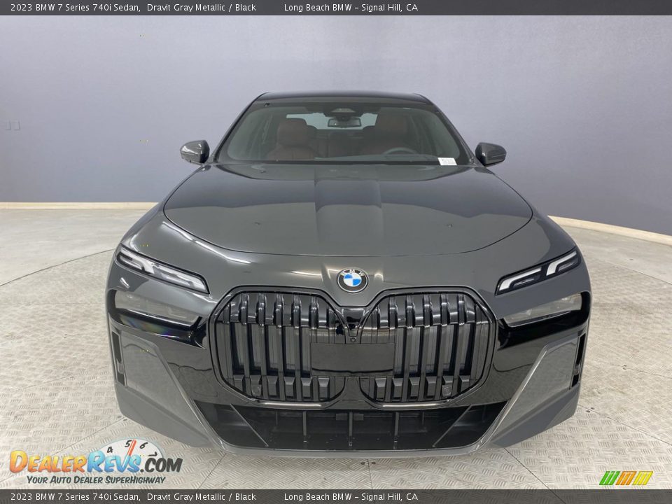 2023 BMW 7 Series 740i Sedan Dravit Gray Metallic / Black Photo #2