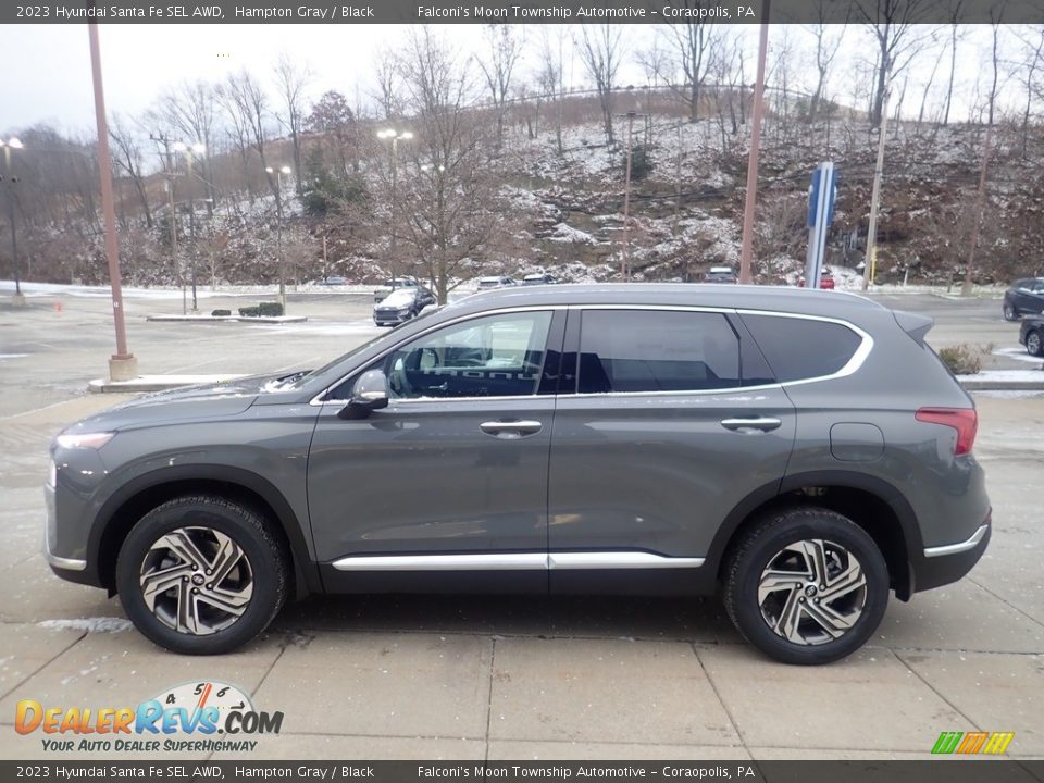 2023 Hyundai Santa Fe SEL AWD Hampton Gray / Black Photo #6