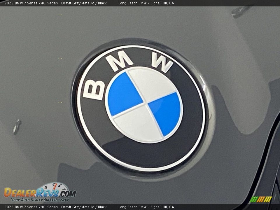 2023 BMW 7 Series 740i Sedan Dravit Gray Metallic / Black Photo #5