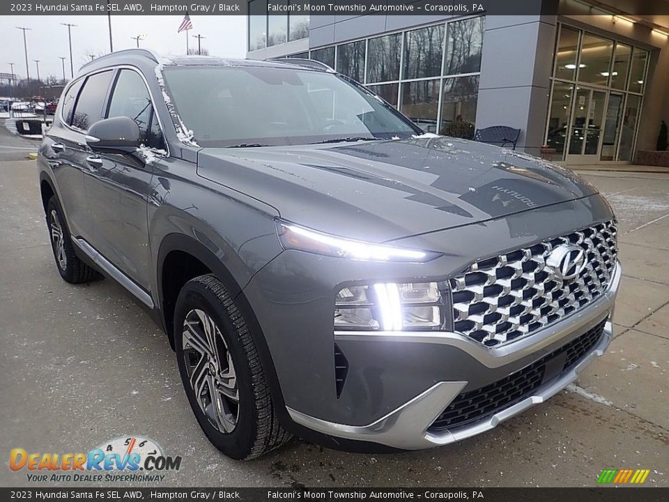 2023 Hyundai Santa Fe SEL AWD Hampton Gray / Black Photo #9