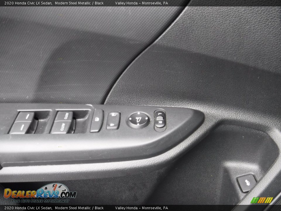 2020 Honda Civic LX Sedan Modern Steel Metallic / Black Photo #9