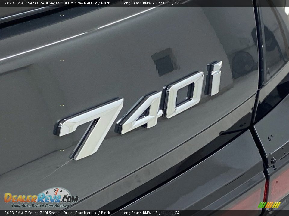 2023 BMW 7 Series 740i Sedan Dravit Gray Metallic / Black Photo #8