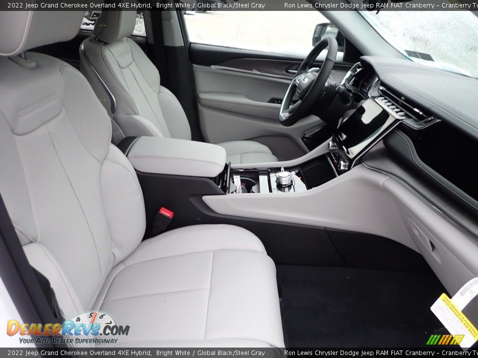 Front Seat of 2022 Jeep Grand Cherokee Overland 4XE Hybrid Photo #10