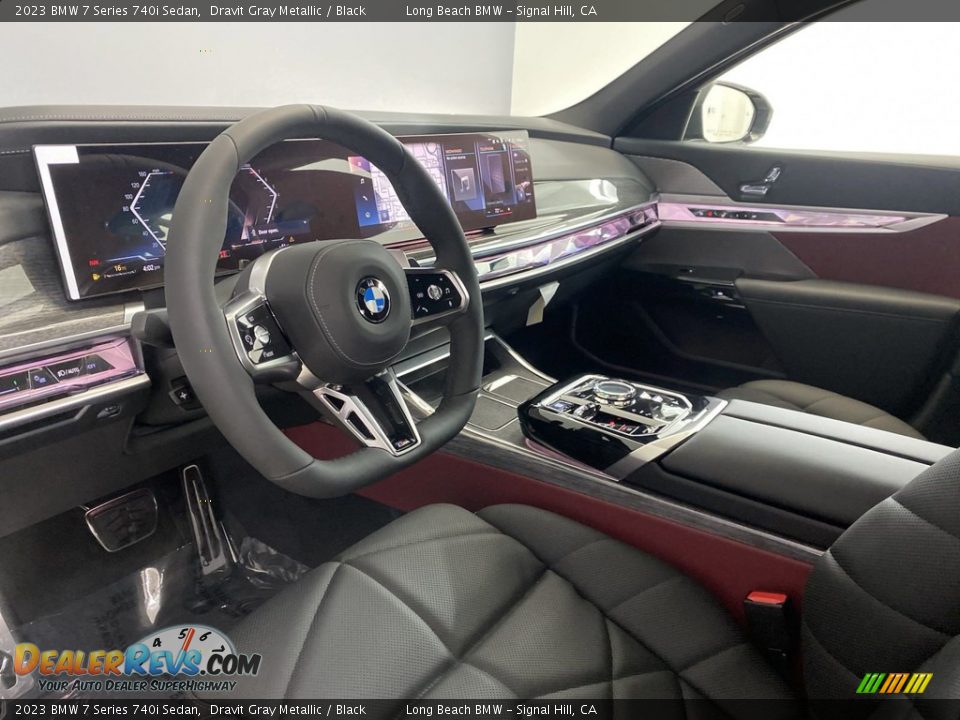2023 BMW 7 Series 740i Sedan Dravit Gray Metallic / Black Photo #11