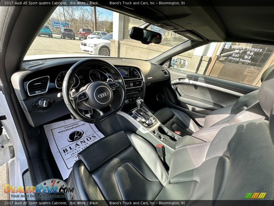 Front Seat of 2017 Audi A5 Sport quattro Cabriolet Photo #14