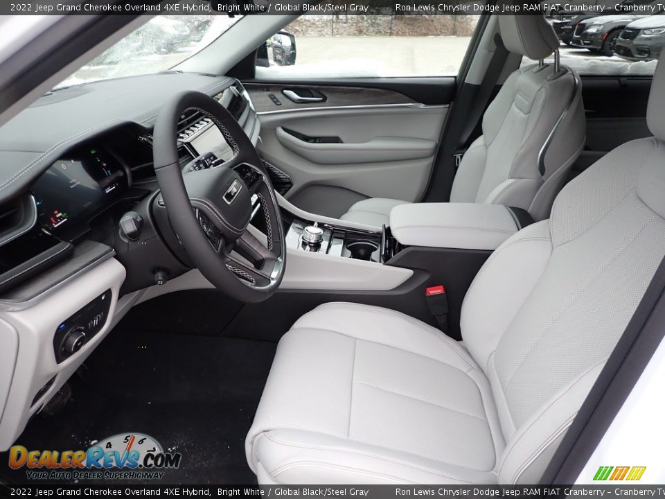 Front Seat of 2022 Jeep Grand Cherokee Overland 4XE Hybrid Photo #14