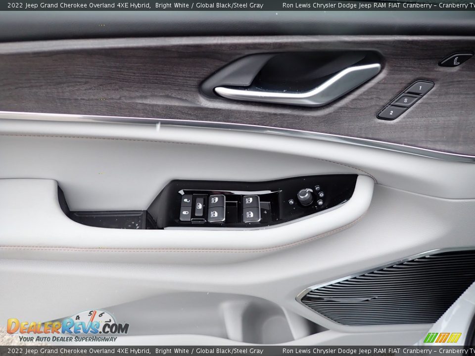 Door Panel of 2022 Jeep Grand Cherokee Overland 4XE Hybrid Photo #15