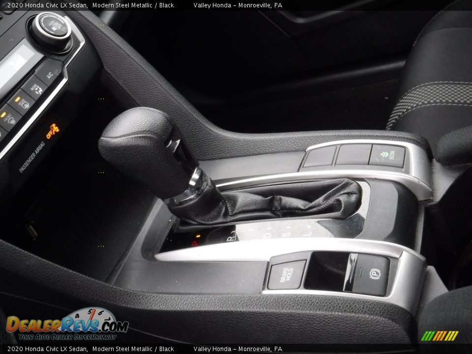 2020 Honda Civic LX Sedan Modern Steel Metallic / Black Photo #16