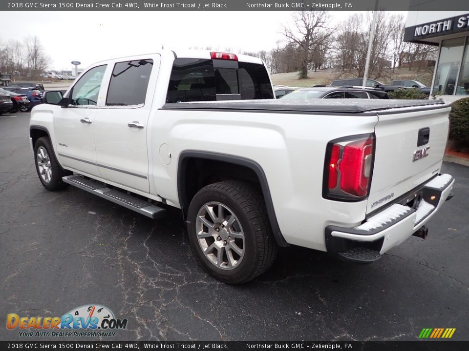 2018 GMC Sierra 1500 Denali Crew Cab 4WD White Frost Tricoat / Jet Black Photo #3