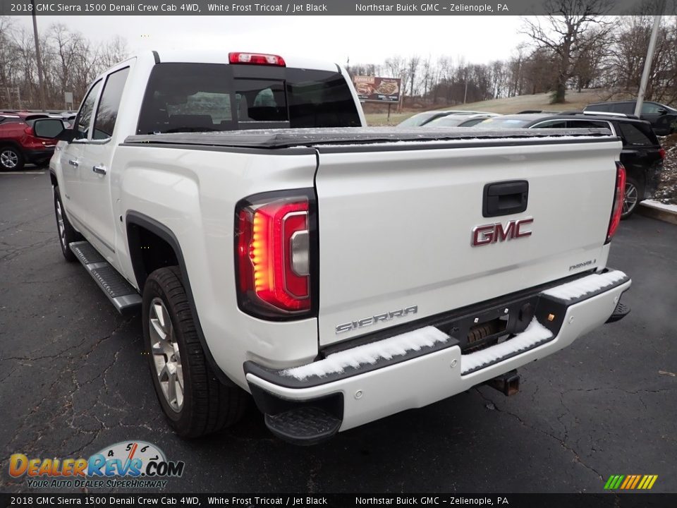 2018 GMC Sierra 1500 Denali Crew Cab 4WD White Frost Tricoat / Jet Black Photo #4