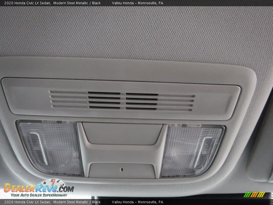 2020 Honda Civic LX Sedan Modern Steel Metallic / Black Photo #22