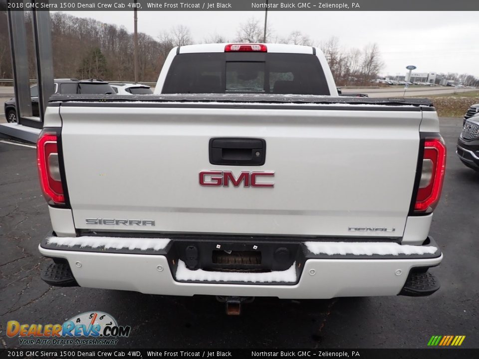 2018 GMC Sierra 1500 Denali Crew Cab 4WD White Frost Tricoat / Jet Black Photo #5