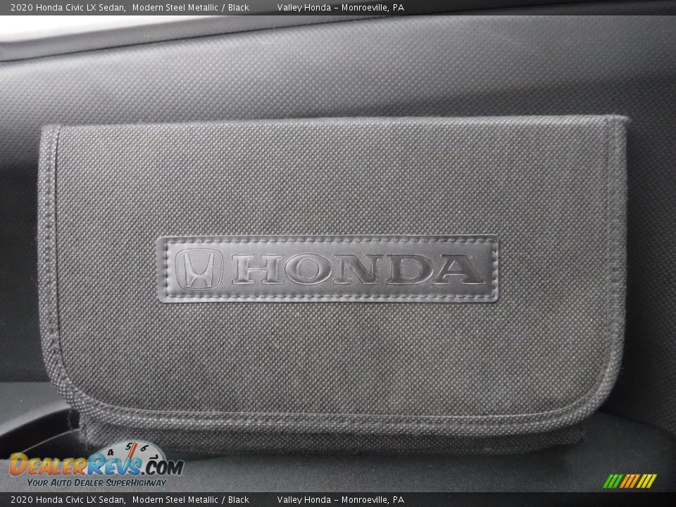2020 Honda Civic LX Sedan Modern Steel Metallic / Black Photo #23