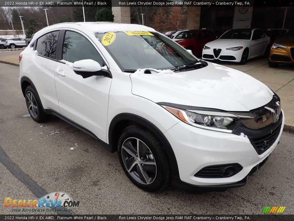 2022 Honda HR-V EX AWD Platinum White Pearl / Black Photo #2