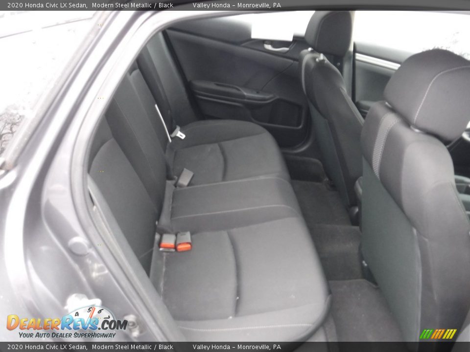 2020 Honda Civic LX Sedan Modern Steel Metallic / Black Photo #24