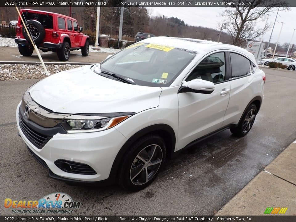 2022 Honda HR-V EX AWD Platinum White Pearl / Black Photo #4