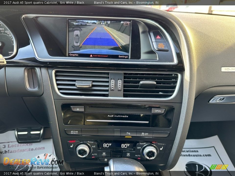 Controls of 2017 Audi A5 Sport quattro Cabriolet Photo #26