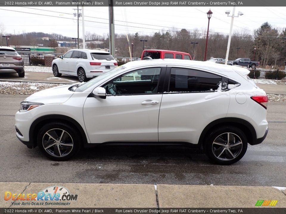 2022 Honda HR-V EX AWD Platinum White Pearl / Black Photo #5