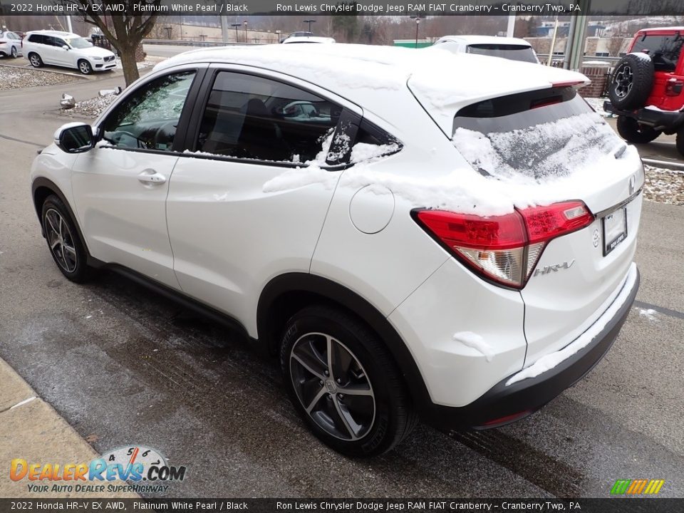 2022 Honda HR-V EX AWD Platinum White Pearl / Black Photo #6