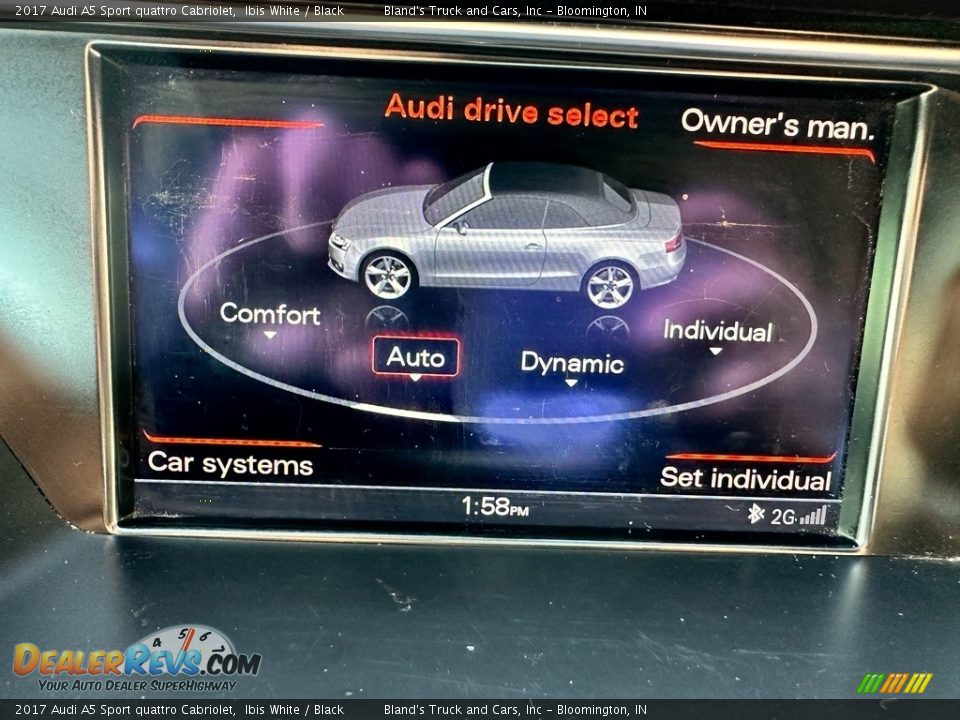 Controls of 2017 Audi A5 Sport quattro Cabriolet Photo #33