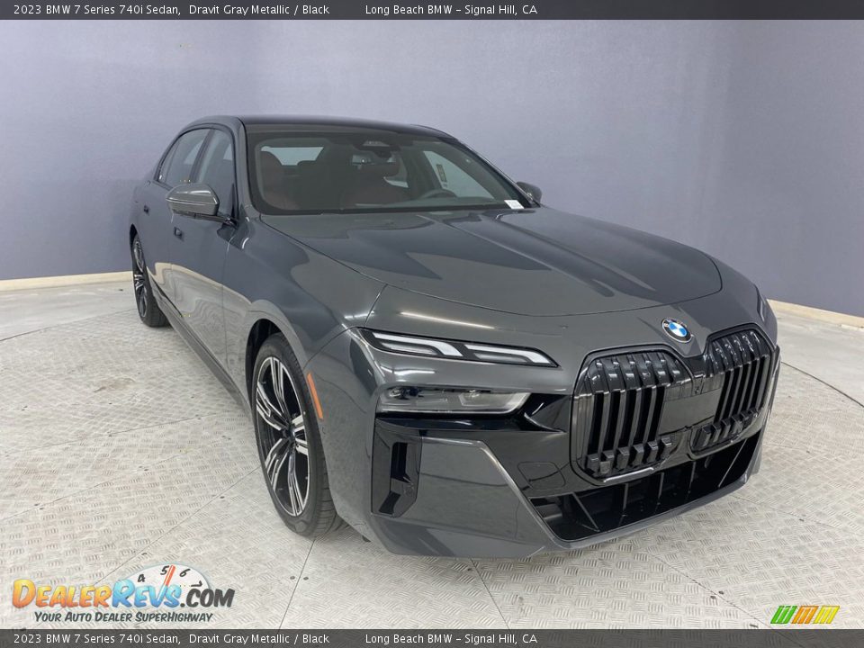 2023 BMW 7 Series 740i Sedan Dravit Gray Metallic / Black Photo #29