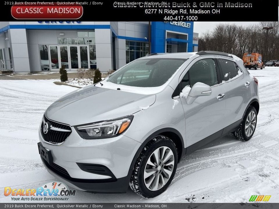 2019 Buick Encore Preferred Quicksilver Metallic / Ebony Photo #1