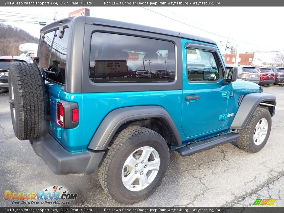 2019 Jeep Wrangler Sport 4x4 Bikini Pearl / Black Photo #6