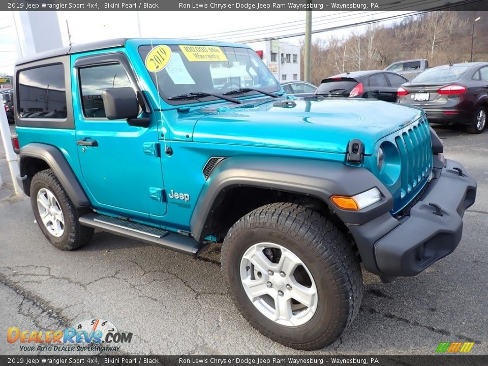 2019 Jeep Wrangler Sport 4x4 Bikini Pearl / Black Photo #8