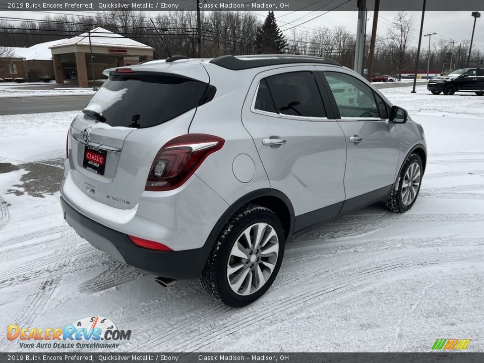 2019 Buick Encore Preferred Quicksilver Metallic / Ebony Photo #4