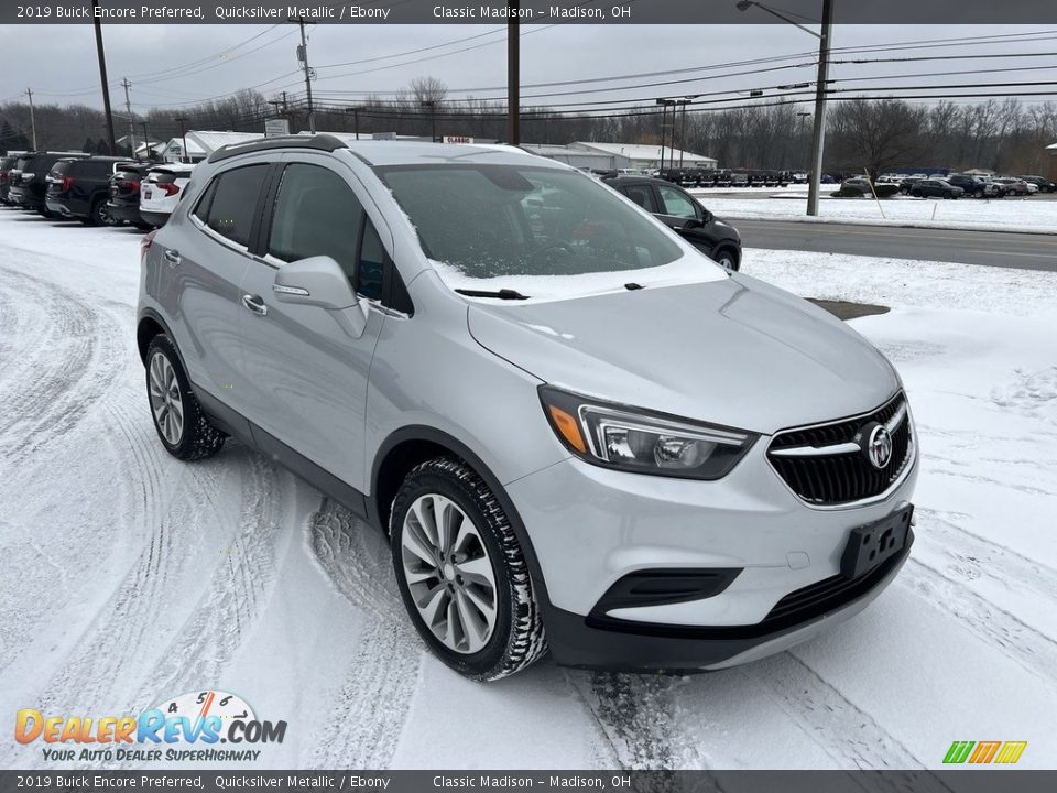 2019 Buick Encore Preferred Quicksilver Metallic / Ebony Photo #5