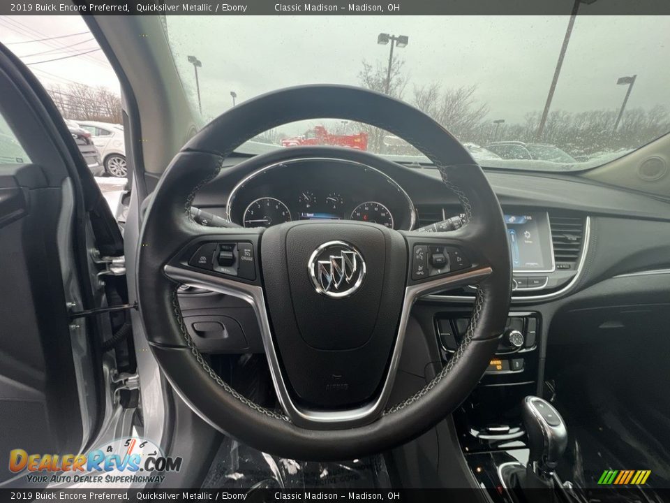 2019 Buick Encore Preferred Quicksilver Metallic / Ebony Photo #10